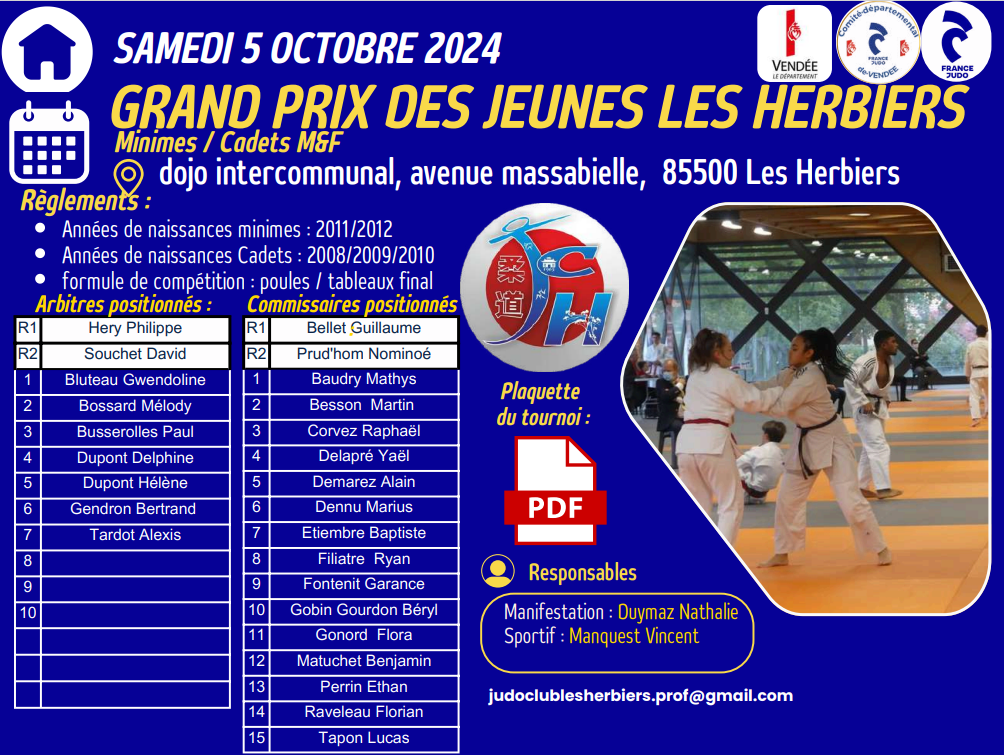 GRAND PRIX DES JEUNES LES HERBIERS