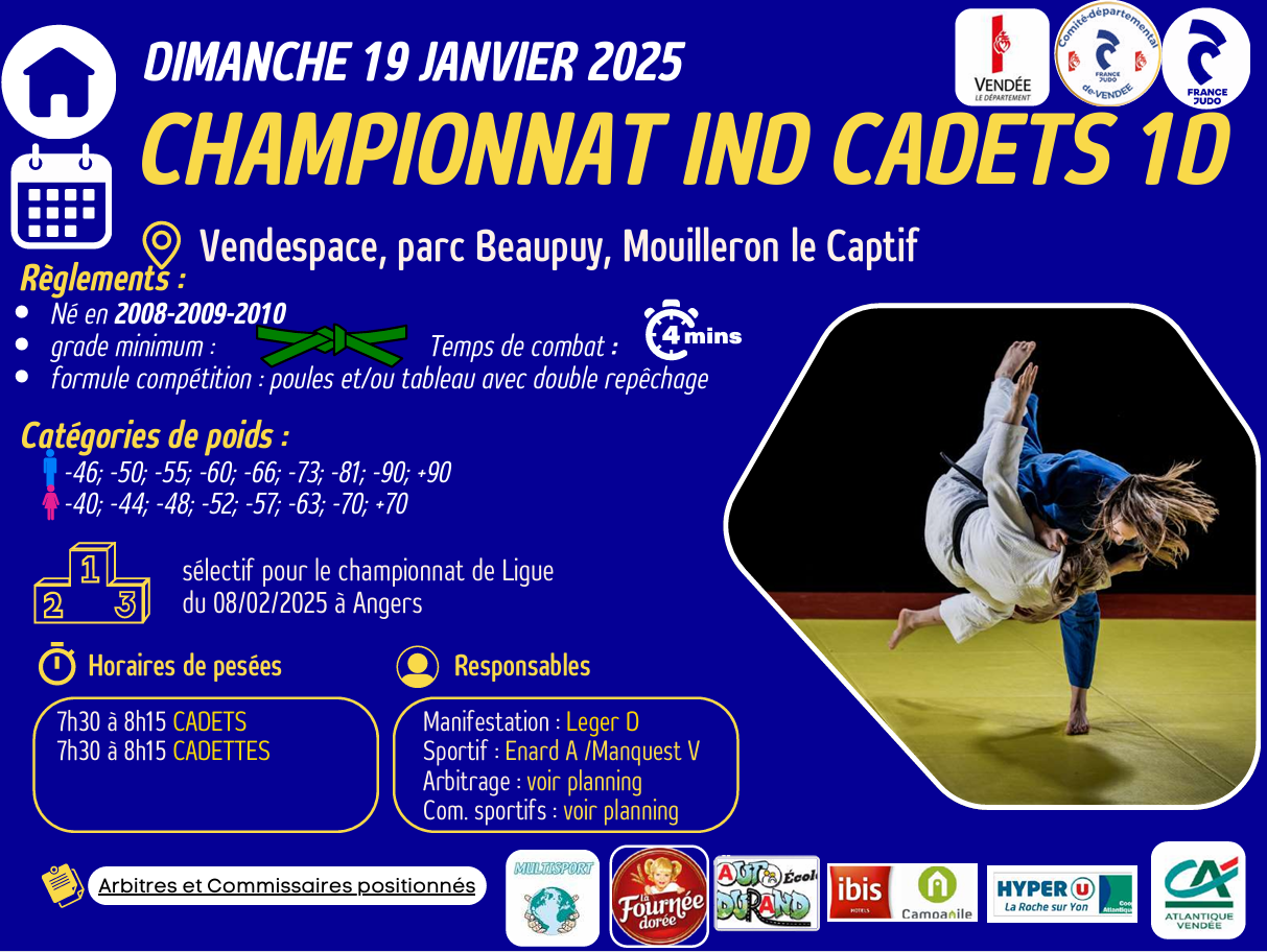 CHAMPIONNAT IND CADETS 1D