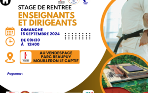 Stage de rentrée 85 des dirigeants