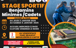 Stage sportif départemental Janvier 2025