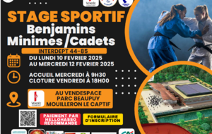 Stage sportif départemental Février 2025