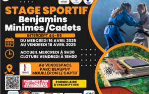 Stage sportif départemental AVRIL 2025