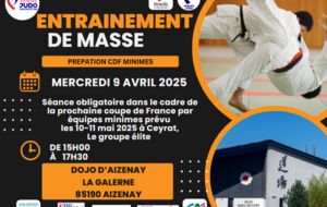 Entrainement de masse Aizenay