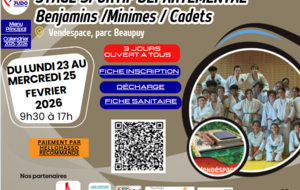 Stage sportif départemental février 2026