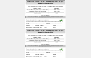 Tournoi Éveils judo Commequiers