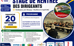 Stage de rentrée des Dirigeants