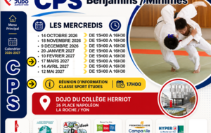 CPS Benjamins/Minimes 15h-16h30 dojo herriot